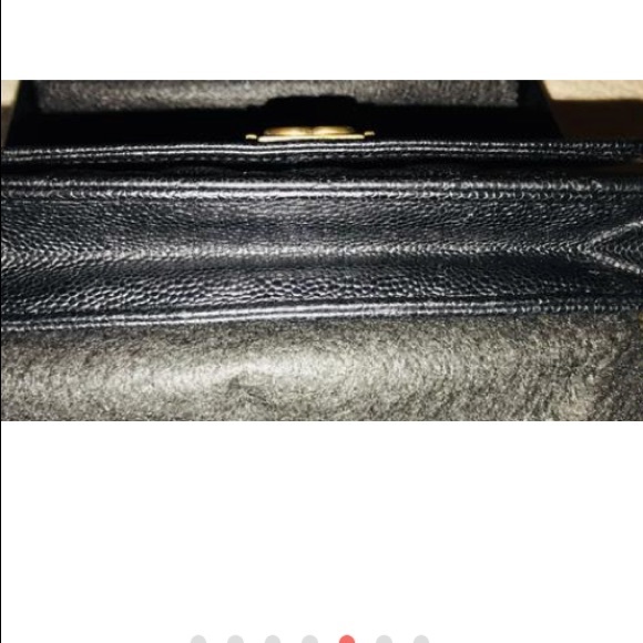 Authentic Chanel Le Boy caviar Wallet On Chain - Picture 2 of 6